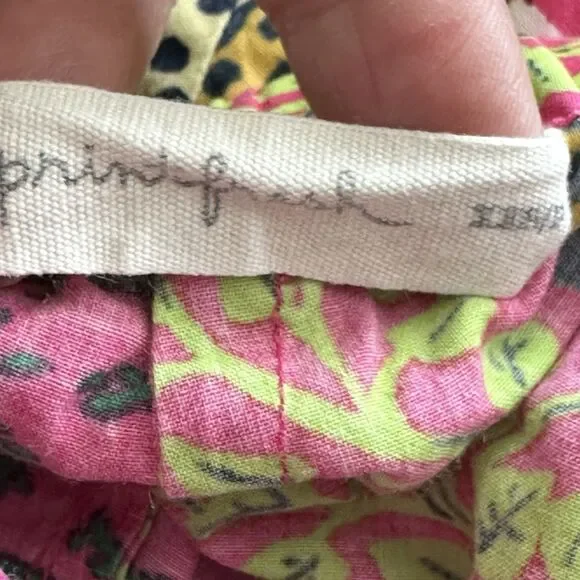 PrintFresh Bagheera Pajama Pants XXS Tobacco Hot Pink Organic Cotton - Picture 2 of 11